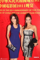 组图：中国电影展晚宴群星璀璨 秦海璐温碧霞拼性感