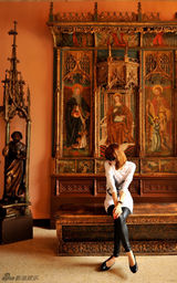 高清图：景甜出游法国巴黎 东方公主征服浪漫之都