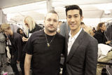 组图：李治廷出席巴黎男装周 喜与小贝相见