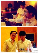 组图：陈雨黎微博与众星合照 工作敬业性格童真