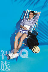 组图：霍政谚登《GQ》 被誉长腿美男