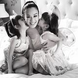 组图：钟丽缇女儿萌照曝光 与韩寒女儿似双胞胎