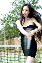 组图：芙蓉姐姐网球写真 再现经典“S型”身段