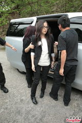 组图：陈僖仪遗体火化 亲朋好友送别