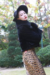 高清图：高圆圆韩国拍摄芭莎大片工作花絮2