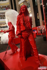 组图：张国荣纪念展揭幕 唐鹤德现身怀念哥哥