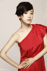 组图：陶飞霏一改朴素形象 圣诞红妆秀青春活力