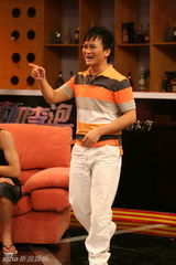 高清图：海清高峰做客黄加李泡畅聊世界杯