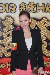 组图：徐子珊亮相《2013我爱HK恭喜发财》团拜