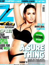 组图：嫩模萨宾半裸豪放秀美乳 翘臀热辣勾人