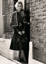 高清组图：英国名模艾比-克兰茜黑白写真烟熏妆