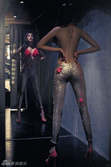 组图：甘婷婷全新时尚大片 性感诱人大秀酮体