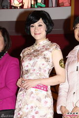 组图：张可颐出席老夫子怀旧展揭幕活动