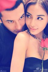 组图：黄晓明Baby恩爱写真 深情亲吻浪漫拥抱