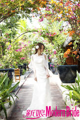 组图：姚笛唯美婚纱大片 双鱼座浪漫要纯爱