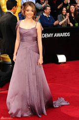 高清图：第84届奥斯卡红毯萨拉-海兰德曳地长裙