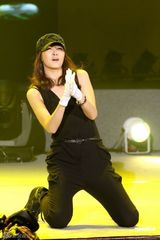 幻灯图：金善雅台北见面会大秀舞技 期待与周董合作