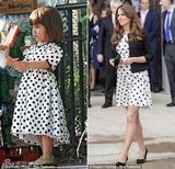 组图：阿汤哥千金苏瑞与凯特王妃撞衫PK时尚