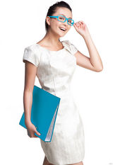 高清图：戴娇倩全新写真曝光 笑容甜美展自信本色