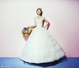 高清图：韩星林世美唯美婚纱写真 曾演《那冬》