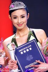 幻灯图：兽兽曾获全国内衣模特亚军 参赛照曝光