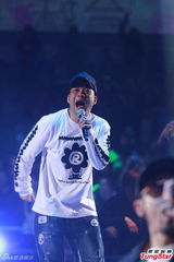 组图：MC Hotdog红磡开唱 陈冠希张震岳助阵