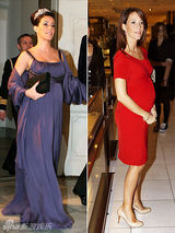 组图：盘点英国历代皇家孕妇礼服装扮