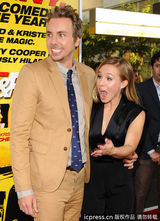 组图：《逃脱》首映 贝尔与戴克斯激情热吻