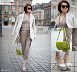 明星爱街拍第22期：经典基本款终极简约黑白色