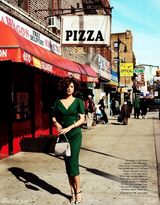 组图：辣妈超模米兰达-可儿杂志写真展复古风情