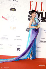 幻灯图：范冰冰粉唇魅惑风尚大典 李宇春裤装帅气