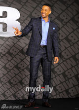 组图：威尔斯密斯出席《黑衣人3》韩国发布会
