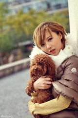 组图：刘婧冬日街拍 可爱笑容展现率真天性