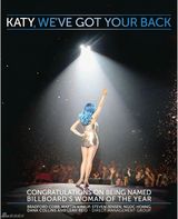 组图：凯蒂佩里获公告牌年度女艺人奖