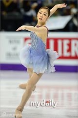 组图：金妍儿世界花样滑冰锦标赛短节目居首