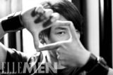 组图：陶喆全新《ELLEMEN》黑白大片