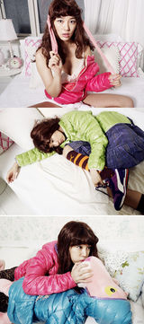 组图：尹恩惠新广告照可爱不失性感 走进秘密闺房