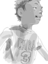 组图：《灌篮高手》作者发微笑系列漫画为灾民打气