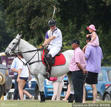 组图:威廉撇待产凯特打马球见别家小孩羡慕不已