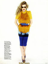 幻灯图集：超模乔治亚-梅-贾格尔写真半裸上阵