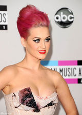 高清：凯蒂-派瑞中国风“绿色经济”亮相AMA红毯