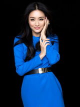 组图：秦岚色彩写真曝光 长发飘逸知性优雅