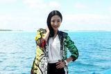 组图：王丽坤海洋日光写真显知性气质