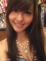 幻灯图集：黑涩会美眉蔷蔷服饰写真 甜美可爱