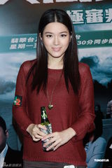 组图：胡杏儿宣传《怒火2》曝曾被吴镇宇骂