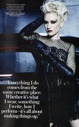 幻灯图：格温-史蒂芬尼拍时尚写真展望未来