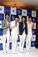 高清图：cnblue出席索尼爱立信新品上市活动