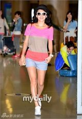 组图：梁朝伟章子怡飞抵韩国参加中国电影节