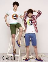 高清图：帝国之子林时完金桐俊海军风俏皮写真