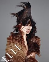 组图：陈燃杂志大片 造型夸张另类奔放